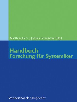 cover image of Handbuch Forschung für Systemiker